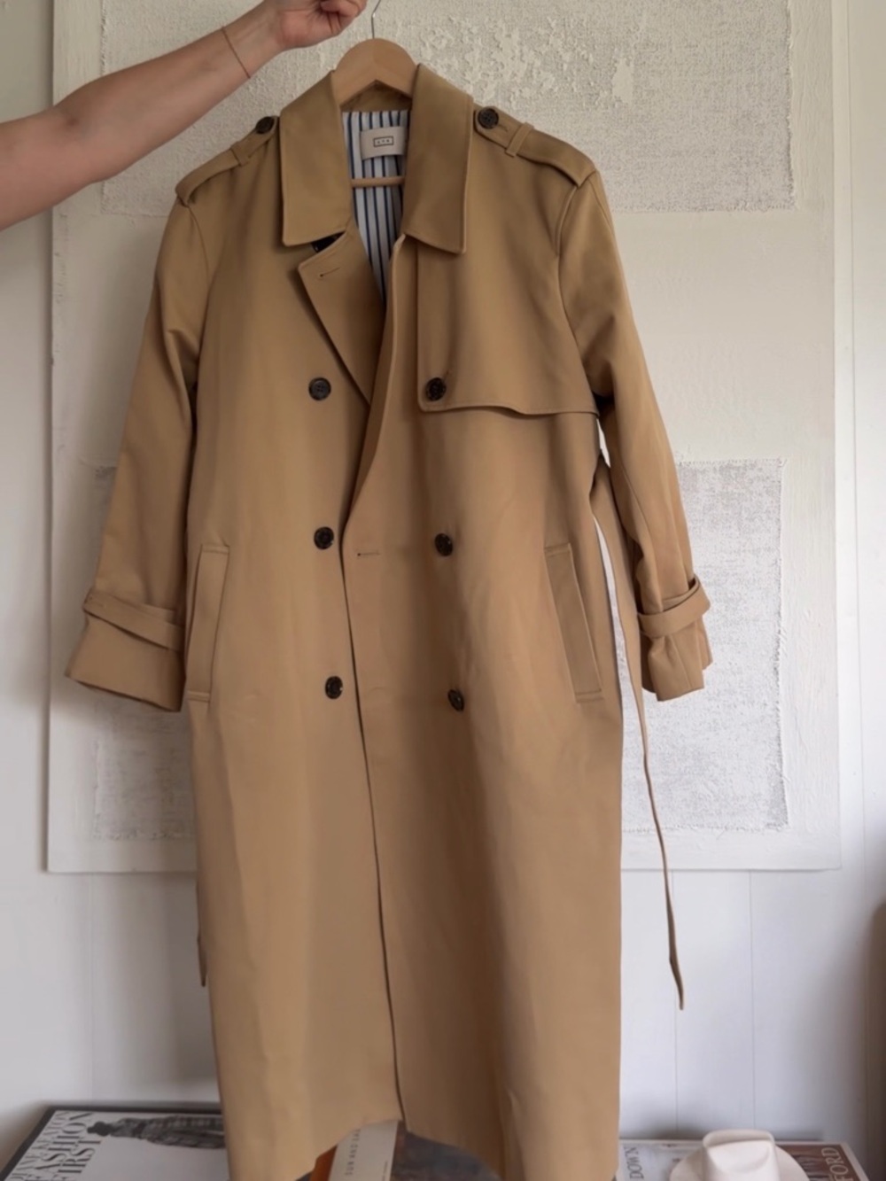 AYR Classic ‘The Espionage’ Tan Trench Coat, NWT